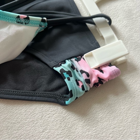 Cat & Jack Swim Magical Animal Ombre Bow Back Tankini Set Girls XL - Picture 8 of 12